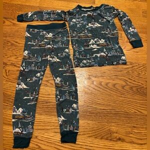 Little Sleepies Train Kids Holiday Pajamas